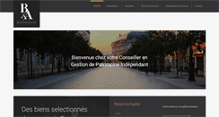Desktop Screenshot of baronpatrimoine.com